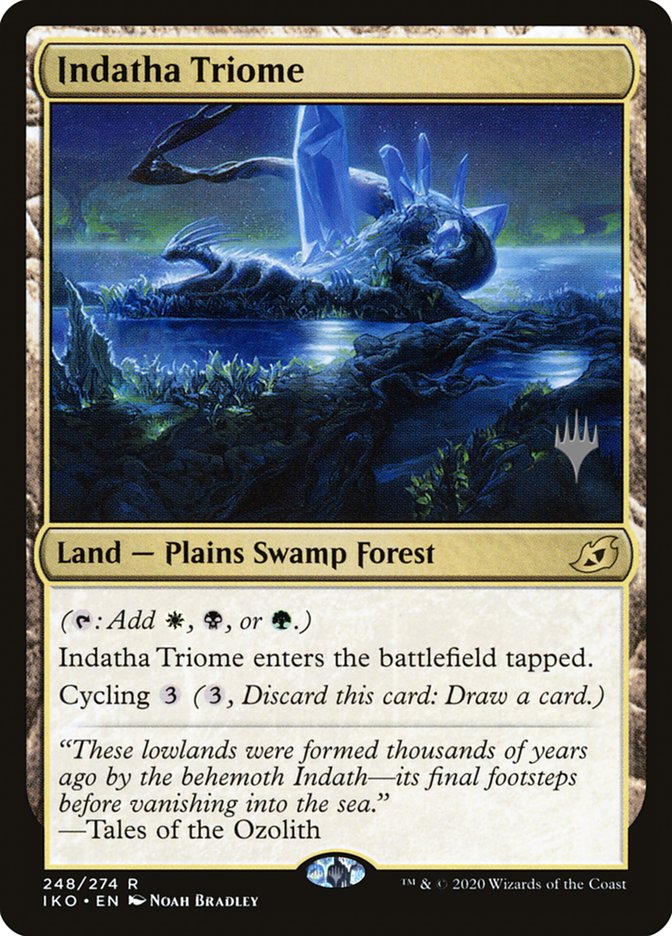 Indatha Triome (Promo Pack) [Ikoria: Lair of Behemoths Promos] | Impulse Games and Hobbies