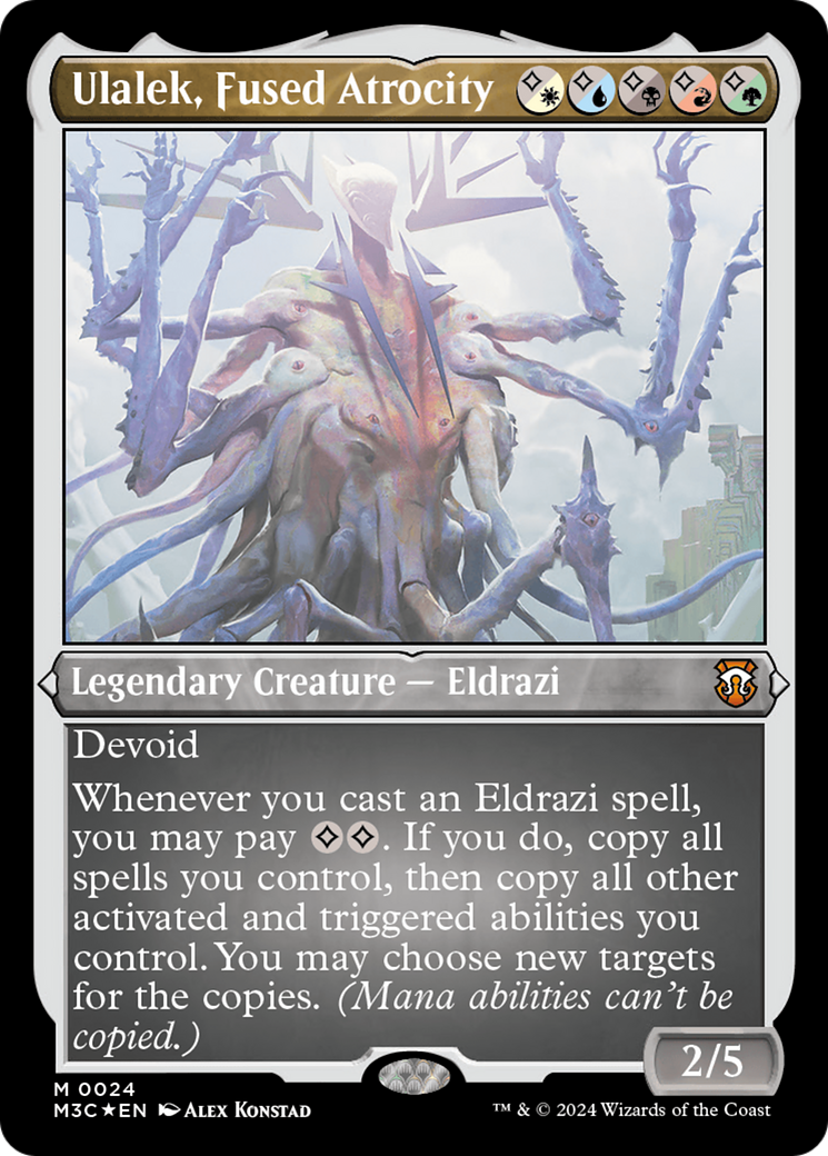 Ulalek, Fused Atrocity (Foil Etched) [Modern Horizons 3 Commander] | Impulse Games and Hobbies