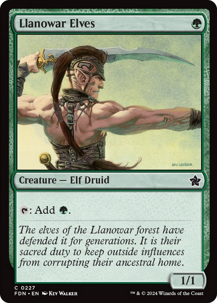 Llanowar Elves [Foundations] | Impulse Games and Hobbies