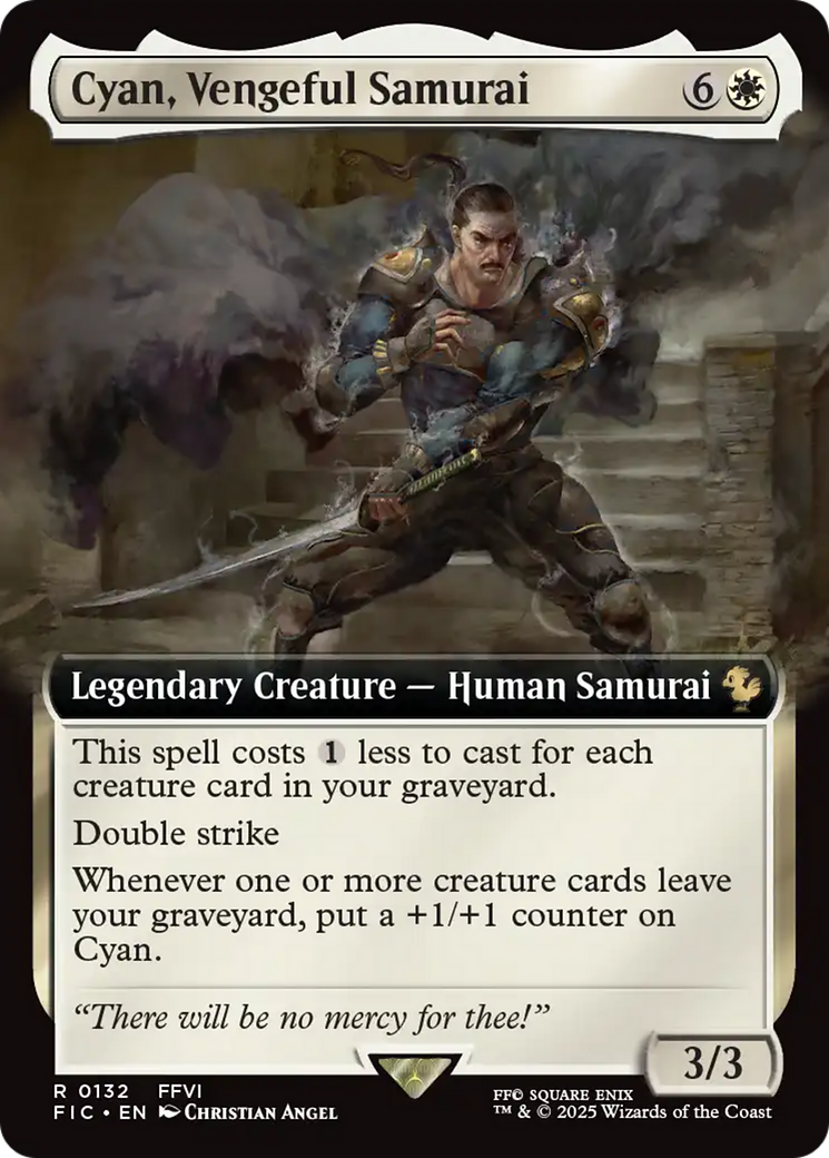 Cyan, Vengeful Samurai (Extended Art) [FINAL FANTASY Commander] | Impulse Games and Hobbies
