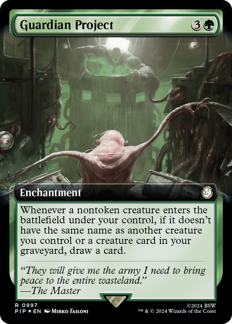 Guardian Project (Extended Art) (Surge Foil) [Fallout] | Impulse Games and Hobbies