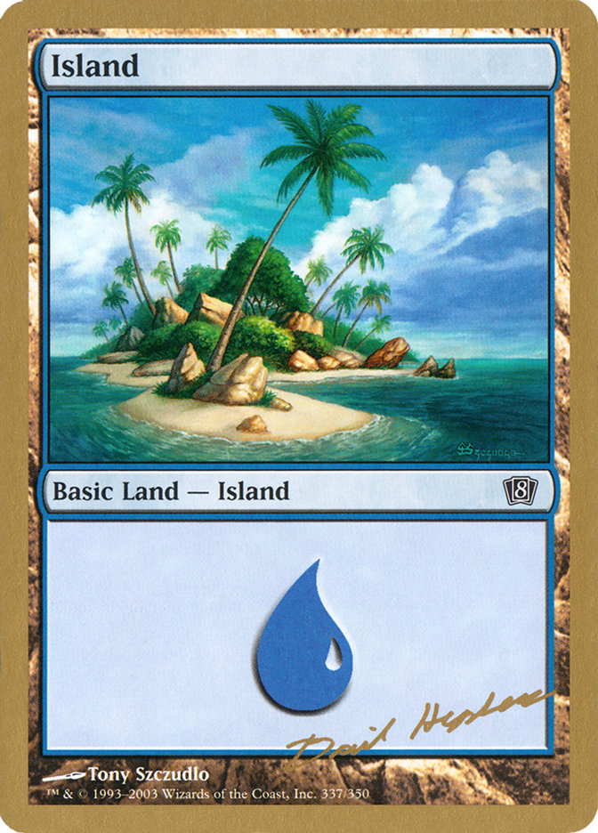 Island (dh337) (Dave Humpherys) [World Championship Decks 2003] | Impulse Games and Hobbies