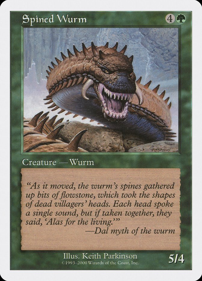 Spined Wurm [Media Promos] | Impulse Games and Hobbies