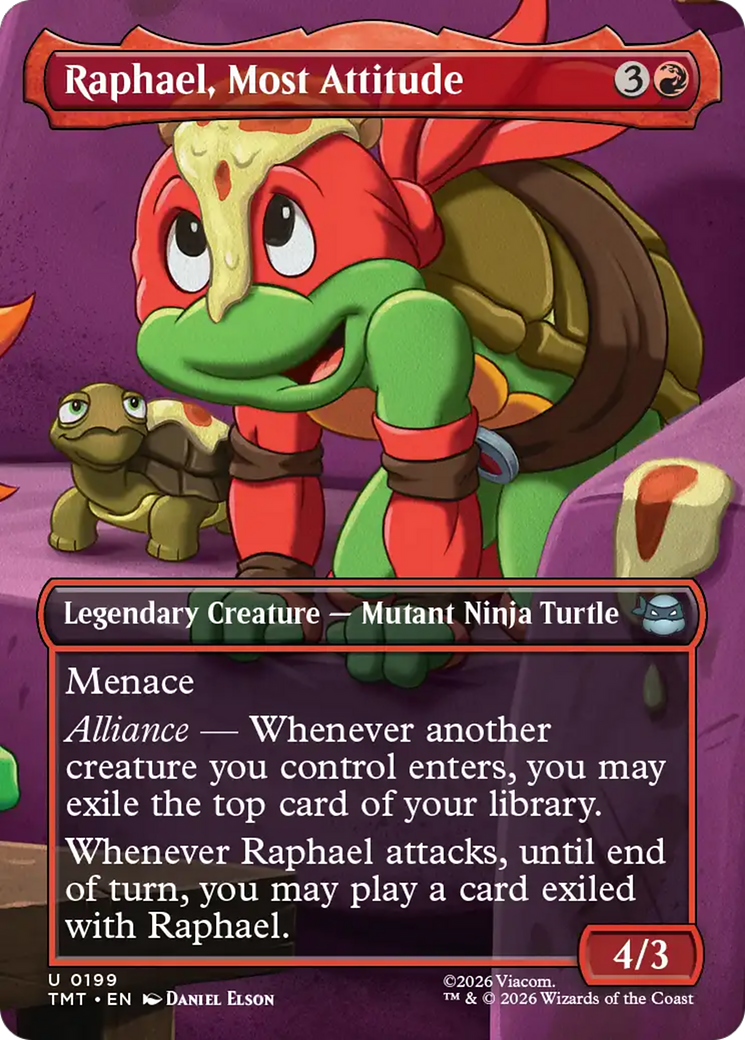 Raphael, Most Attitude (Borderless) [Teenage Mutant Ninja Turtles] | Impulse Games and Hobbies