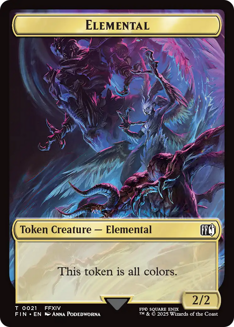 Hero (0009) // Elemental Double-Sided Token [FINAL FANTASY Tokens] | Impulse Games and Hobbies