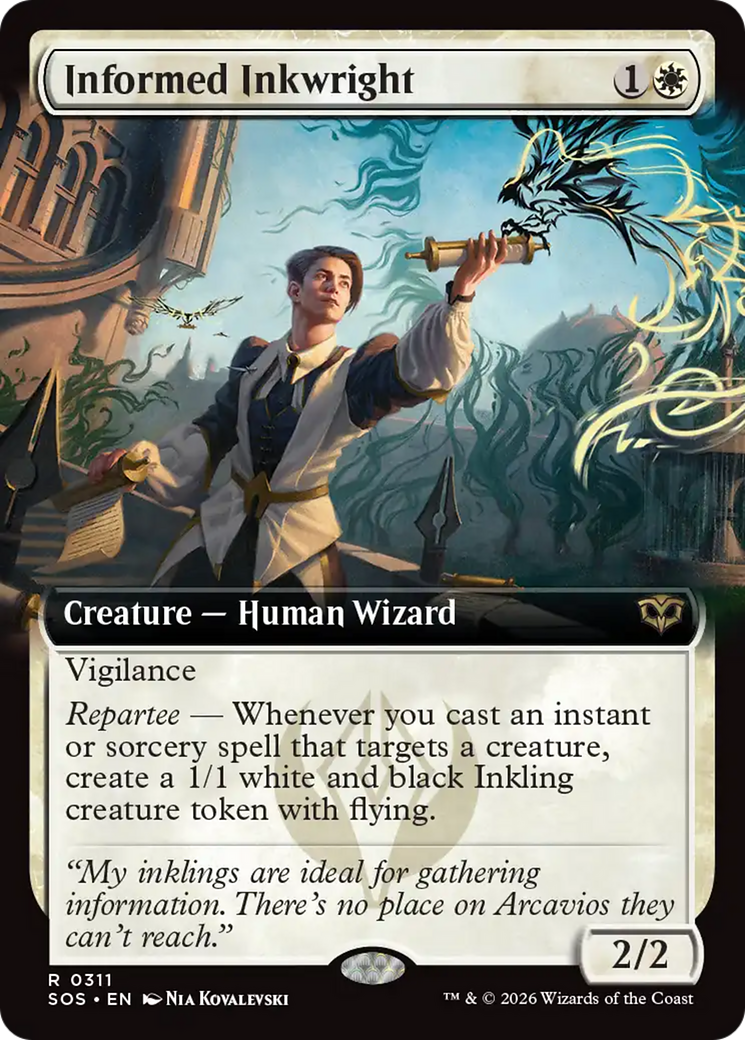 Informed Inkwright (Extended Art) [Secrets of Strixhaven] | Impulse Games and Hobbies