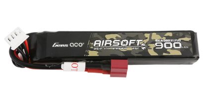 Gens Ace Airsoft 900mAh 11.1V 25C Dean Plug | Impulse Games and Hobbies