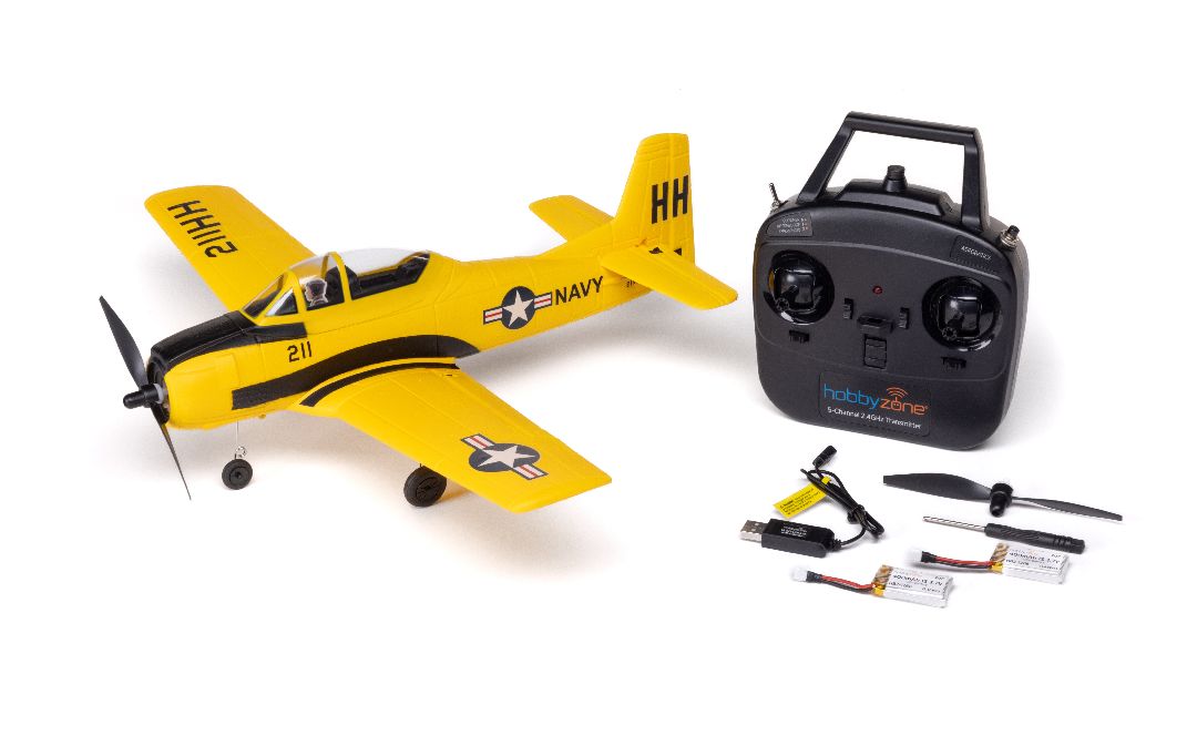 HobbyZone T-28 Trojan 450mm RTF with SAFE | Impulse Games and Hobbies