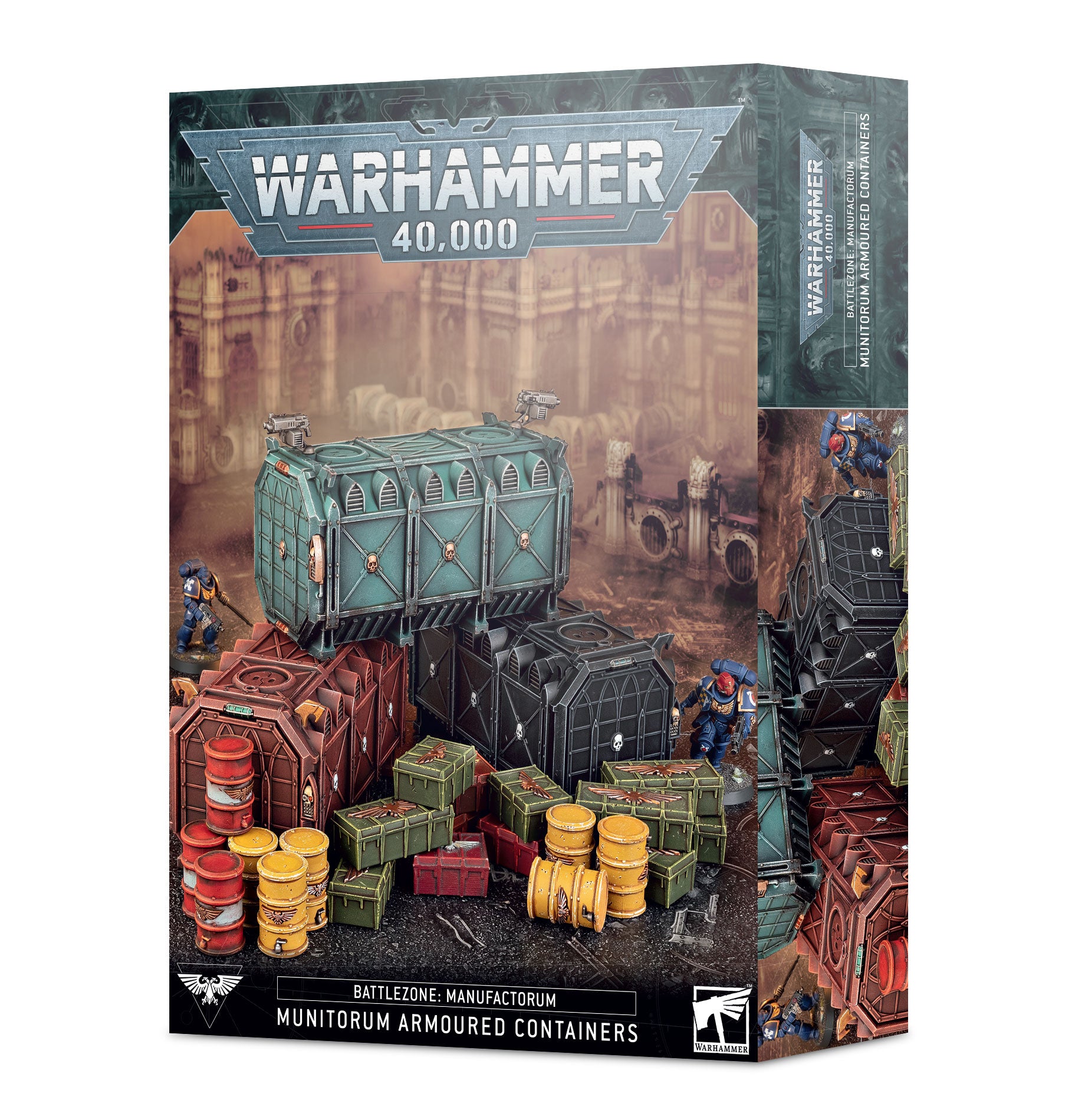 WH40K Battlezone: MUNITORUM ARMOURED CONTAINERS | Impulse Games and Hobbies