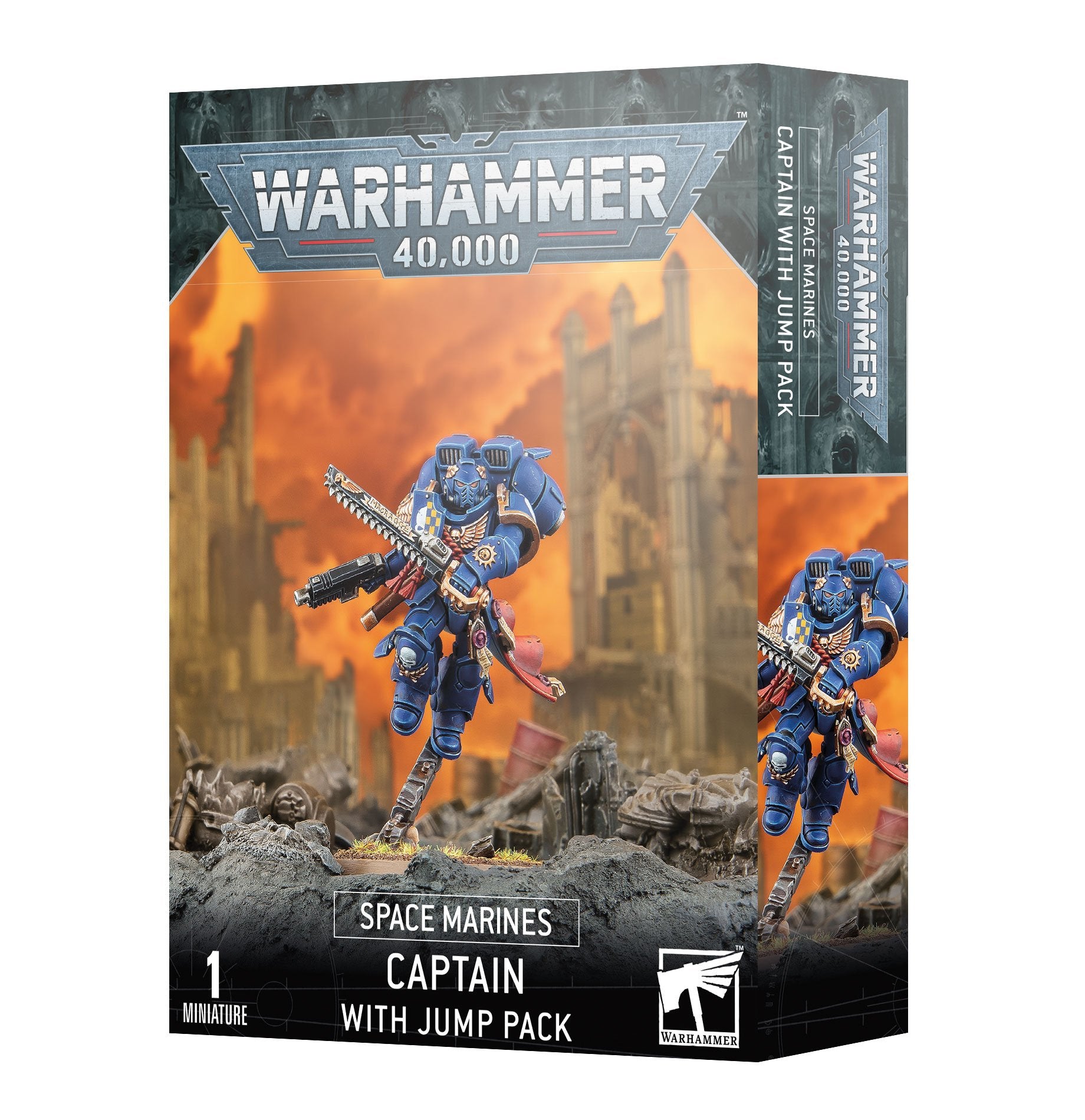 WH40K SPACE MARINES: CAPTAIN WITH JUMP PACK | Impulse Games and Hobbies