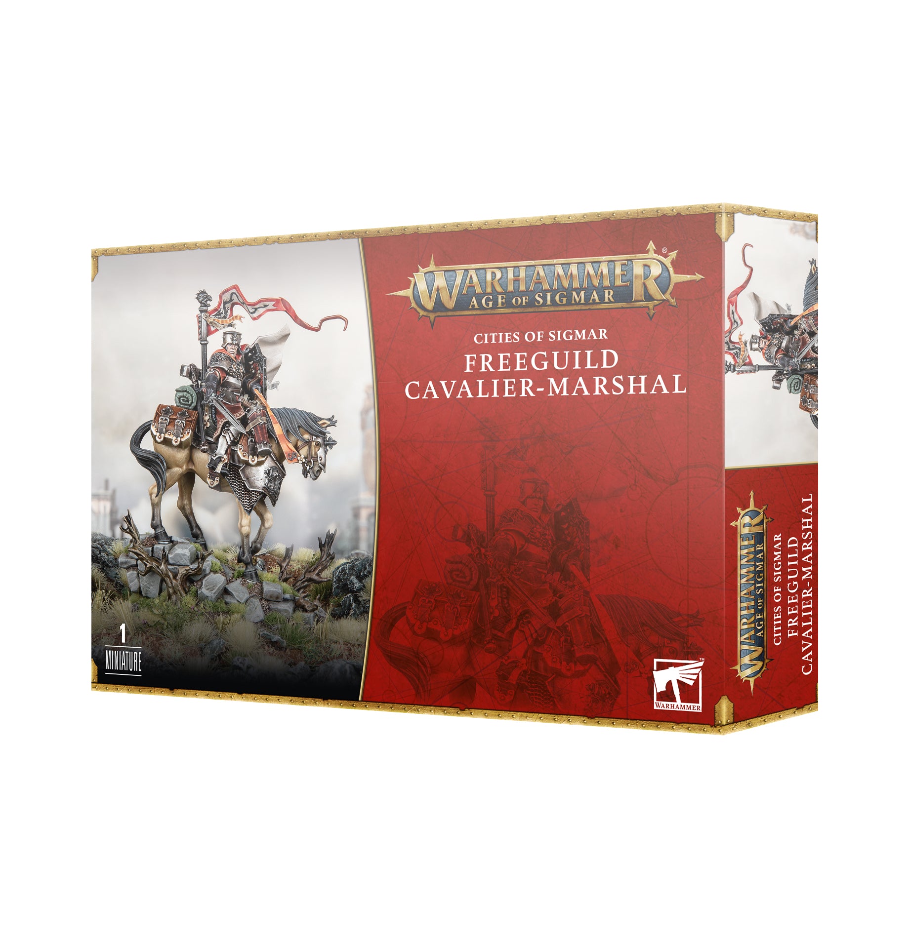 WHAOS CITIES OF SIGMAR  FREEGUILD CAVALIER MARSHAL | Impulse Games and Hobbies