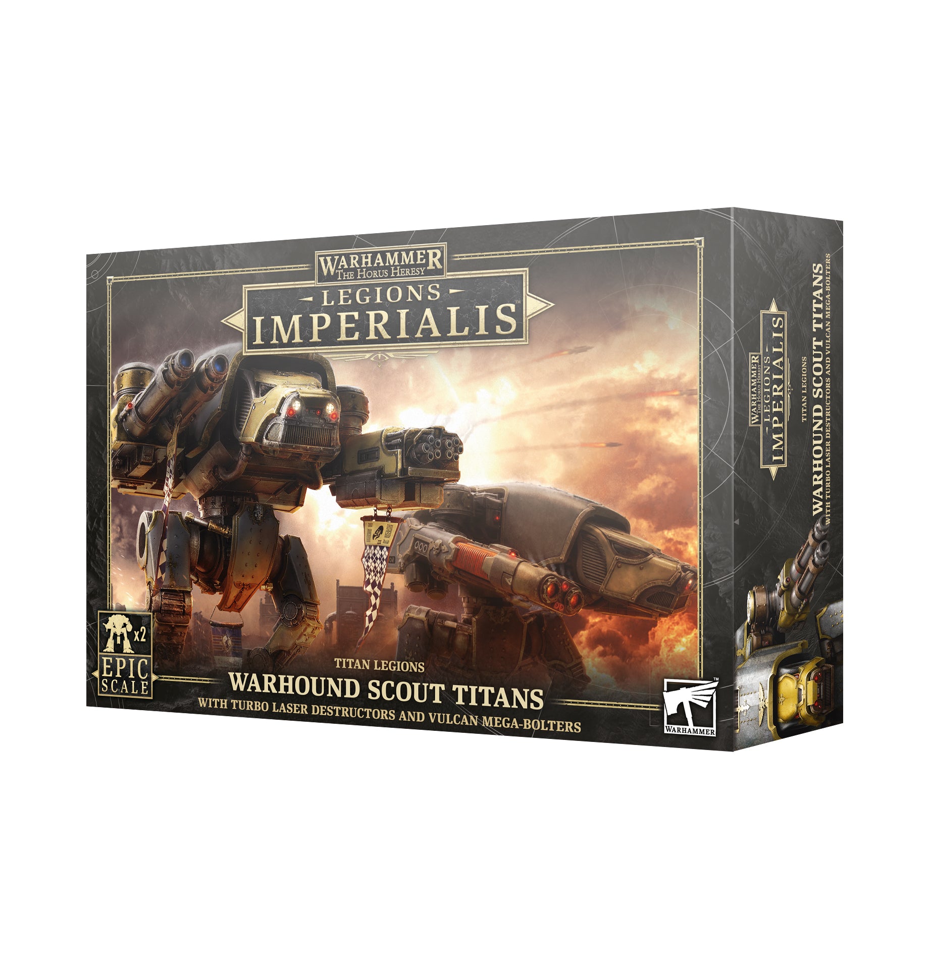 Warhammer LEGIONS IMPERIALIS: WARHOUND SCOUT TITANS | Impulse Games and Hobbies