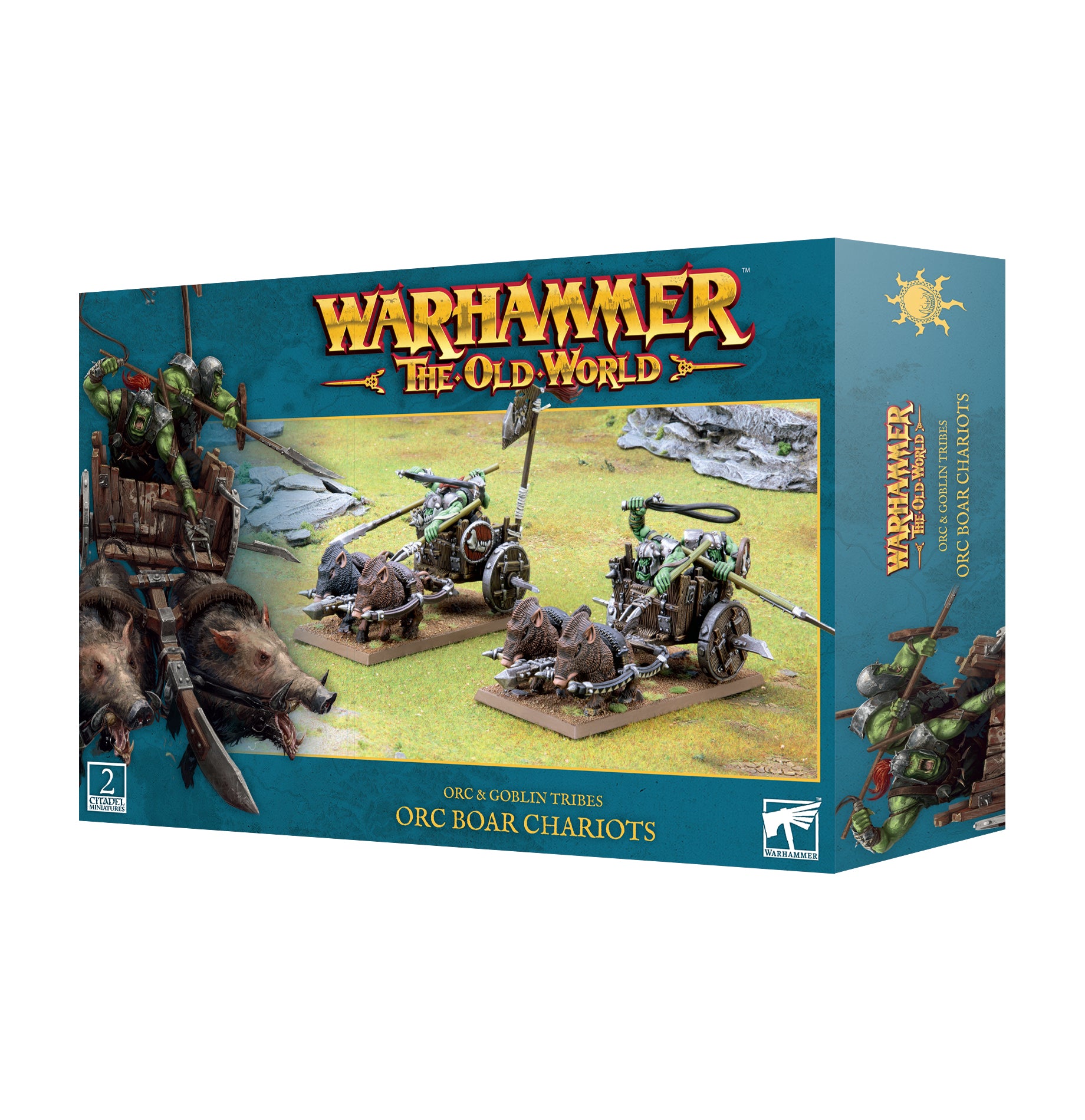 OLD WORLD: ORC & GOBLIN TRIBES: ORC BOAR CHARIOTS | Impulse Games and Hobbies