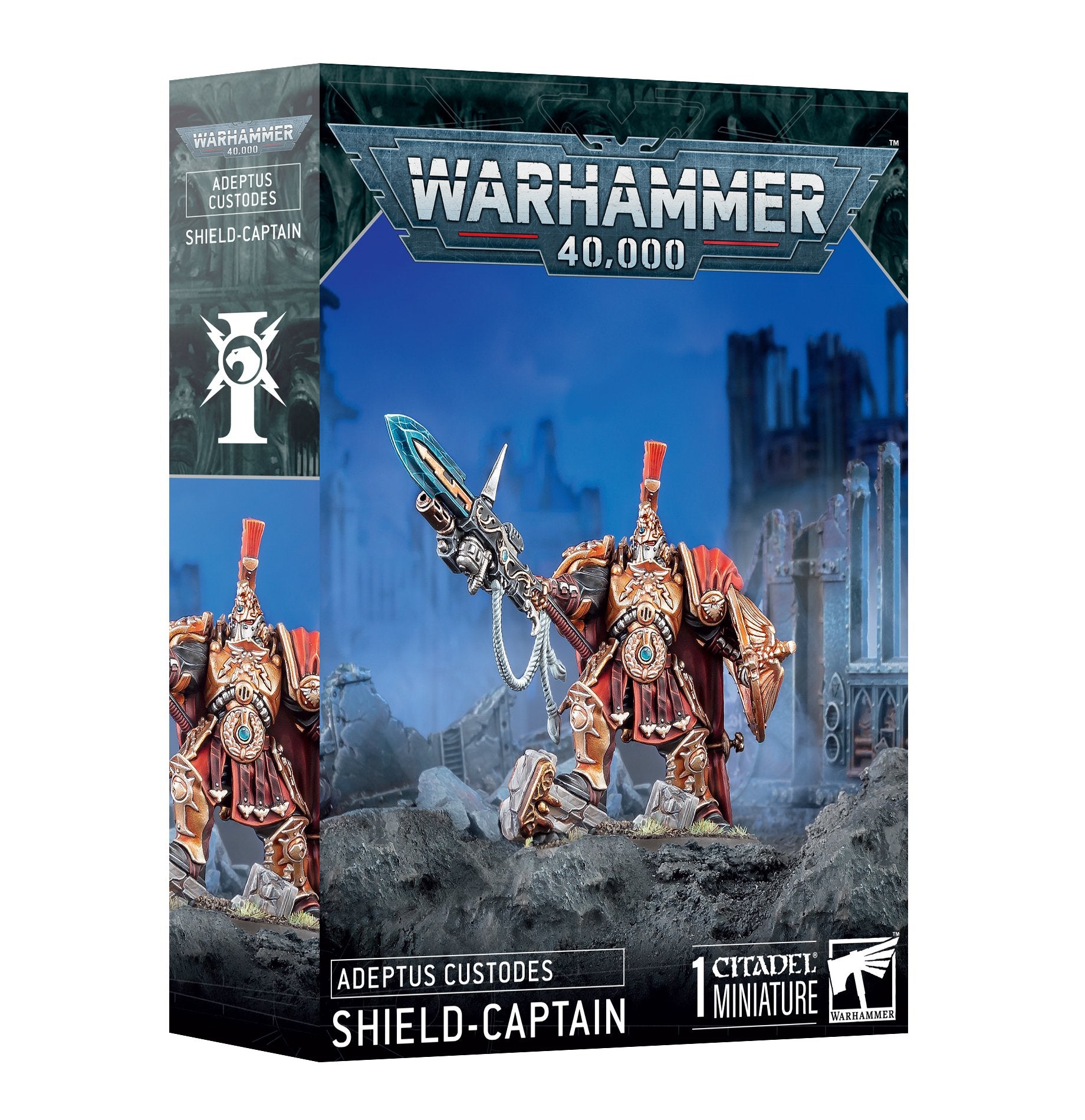 WH40K ADEPTUS CUSTODES: SHIELD-CAPTAIN | Impulse Games and Hobbies