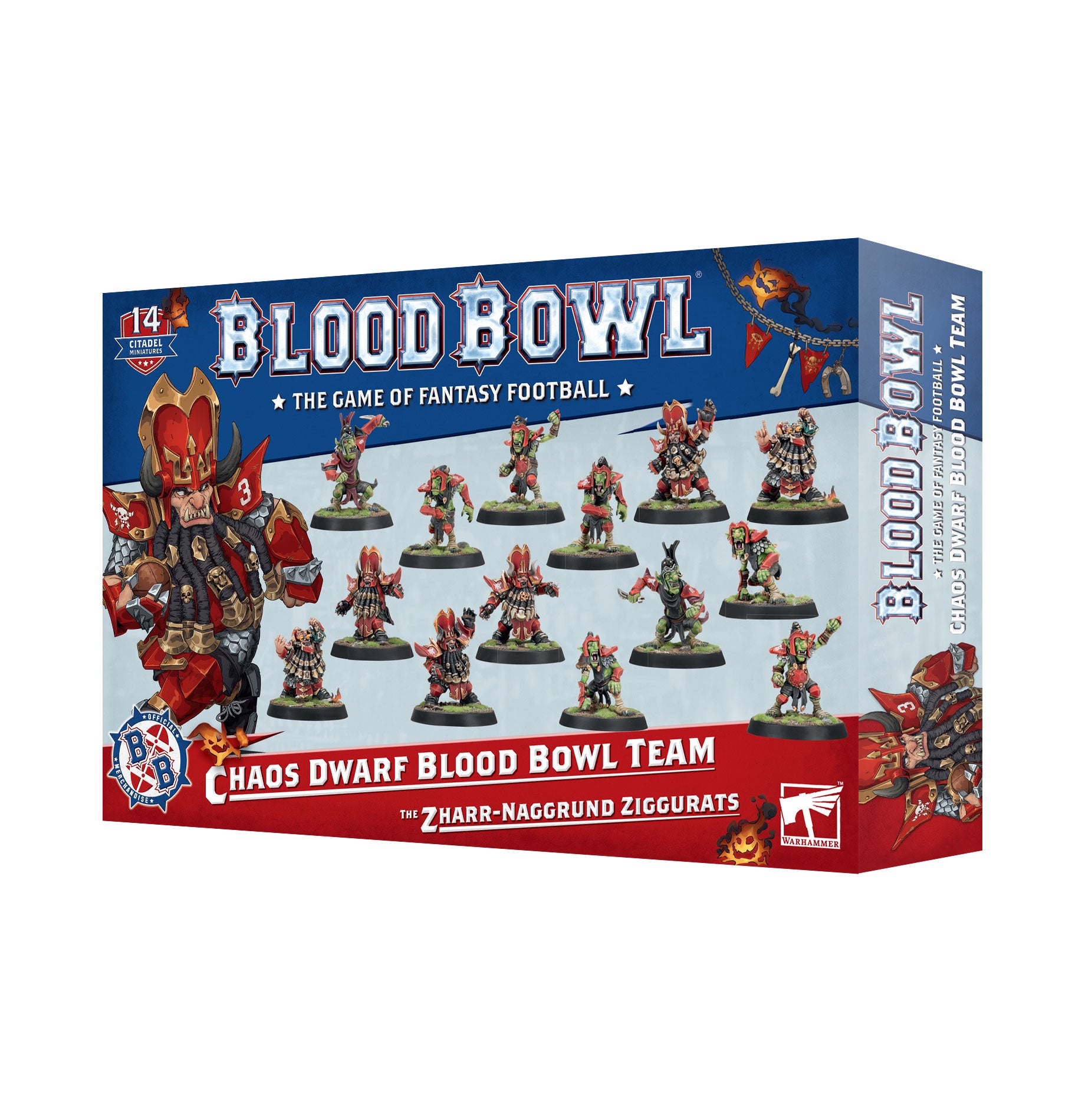 WH Blood Bowl: CHAOS DWARF TEAM | Impulse Games and Hobbies