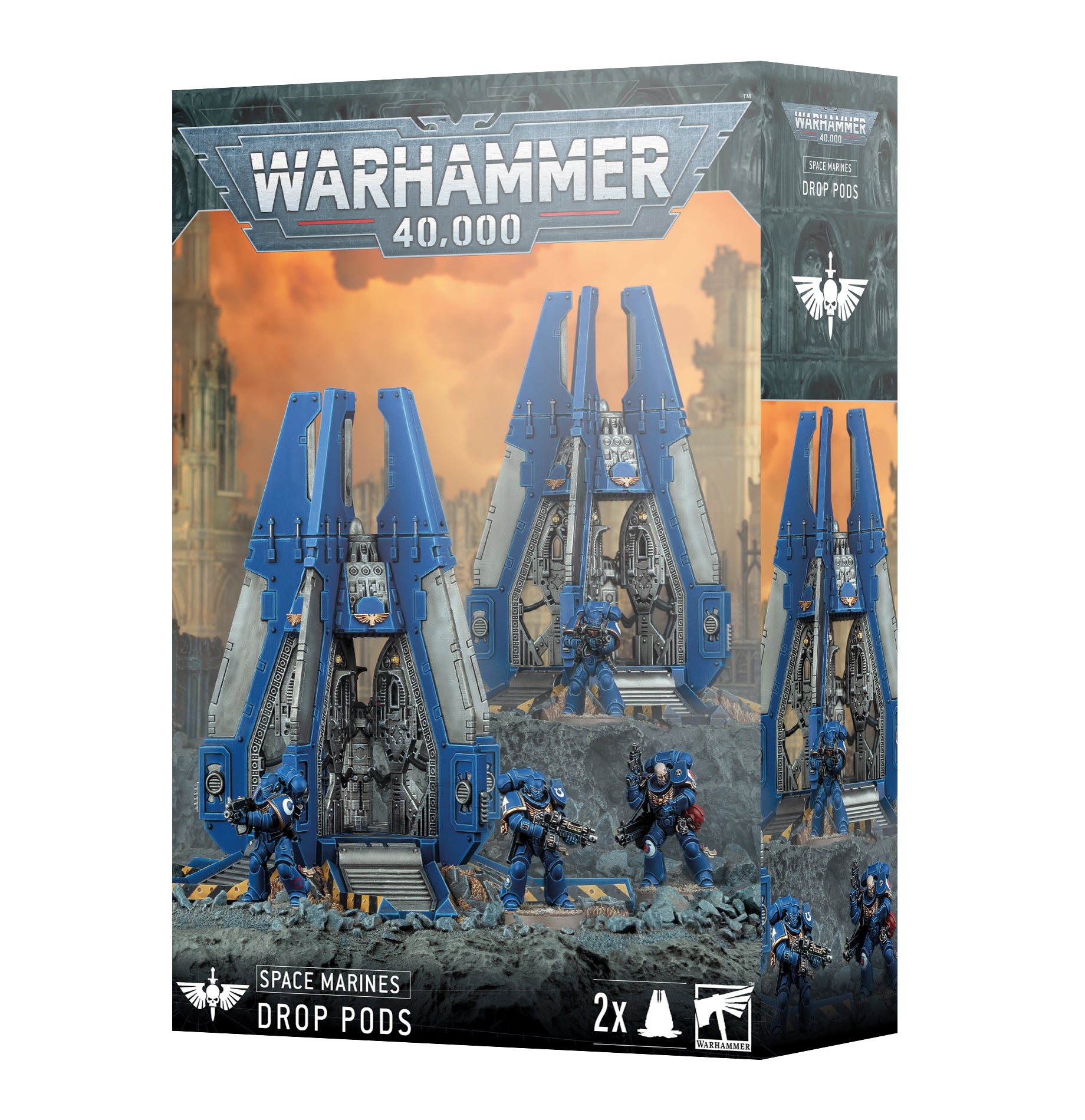 WH40K SPACE MARINES DROP PODS | Impulse Games and Hobbies