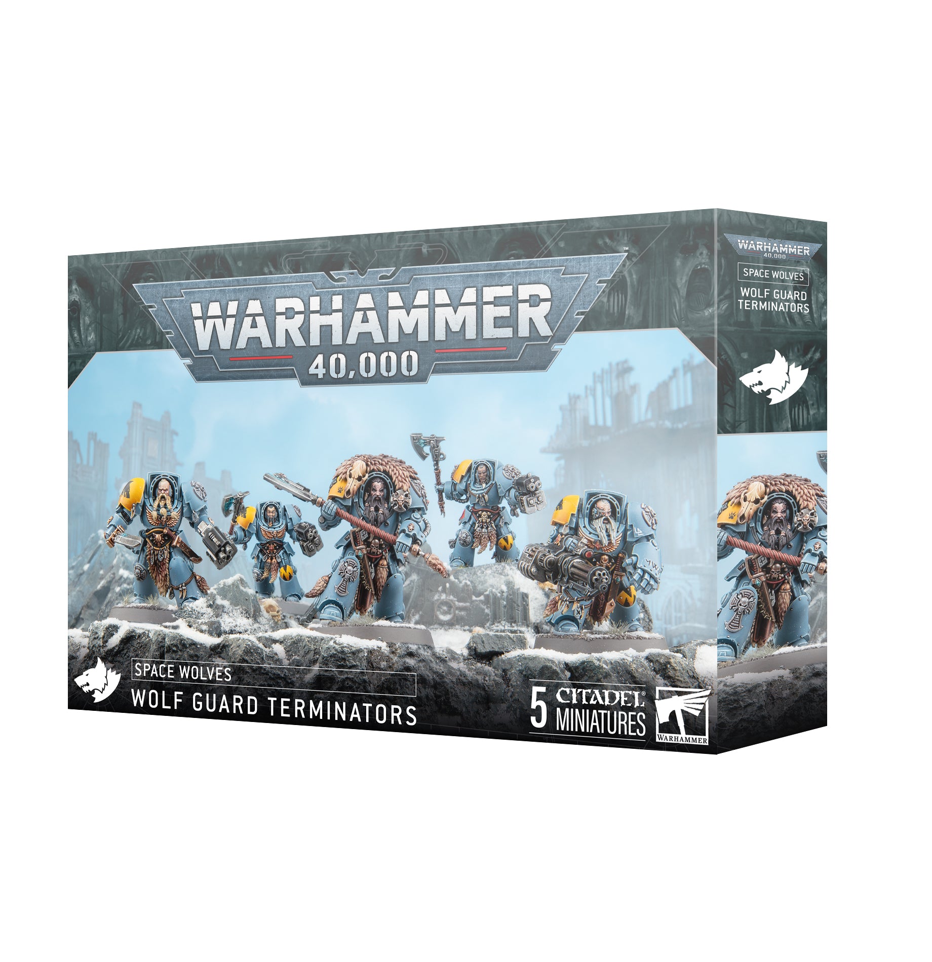 WH40K SPACE WOLVES: WOLF GUARD TERMINATORS | Impulse Games and Hobbies
