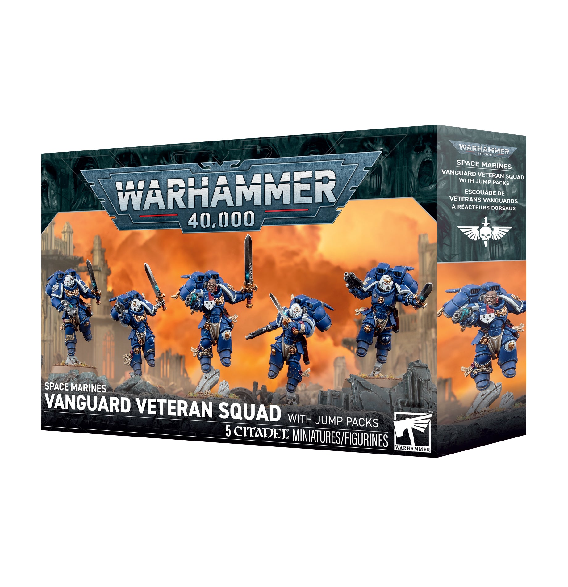 WH40K SPACE MARINES: VANGUARD VETERAN SQUAD W/ JUMP PACKS | Impulse Games and Hobbies