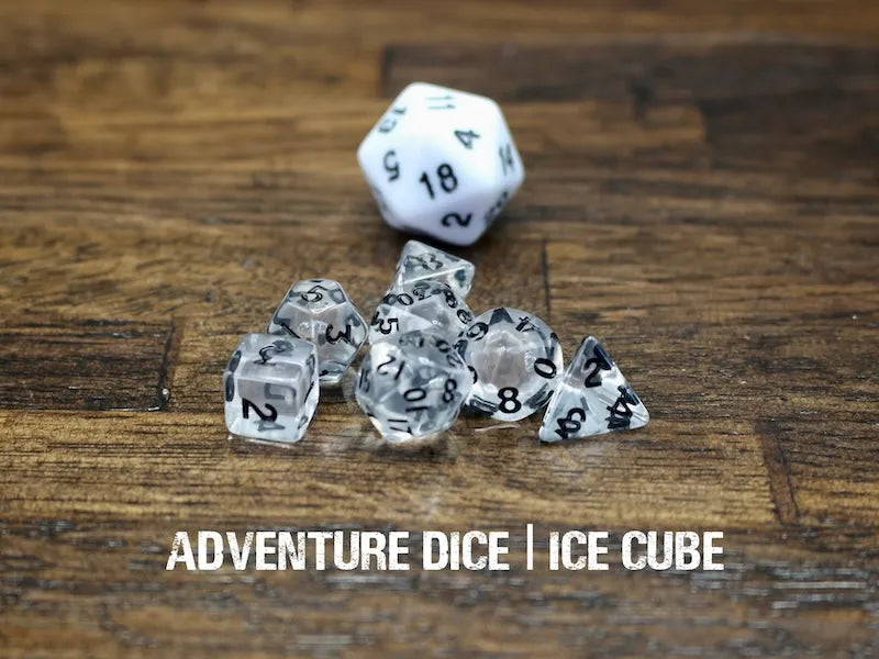 Adventure Dice - Ice Cube mini dice set | Impulse Games and Hobbies