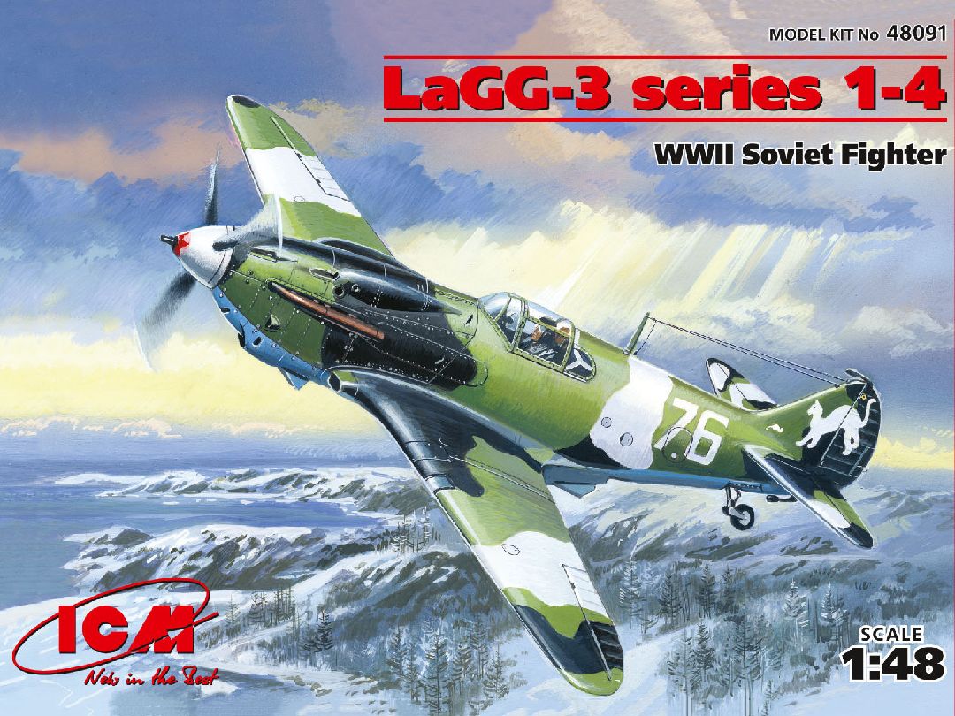 ICM 1/48 LaGG-3 series 1-4, WWII Soviet Fighter | Impulse Games and Hobbies