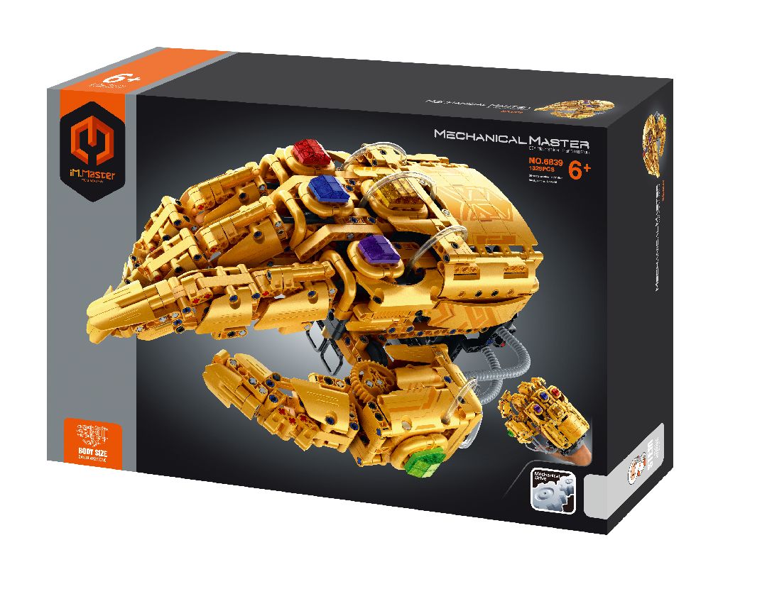 iM.Master Hydraulic Gloves - gold - 1329 pcs | Impulse Games and Hobbies