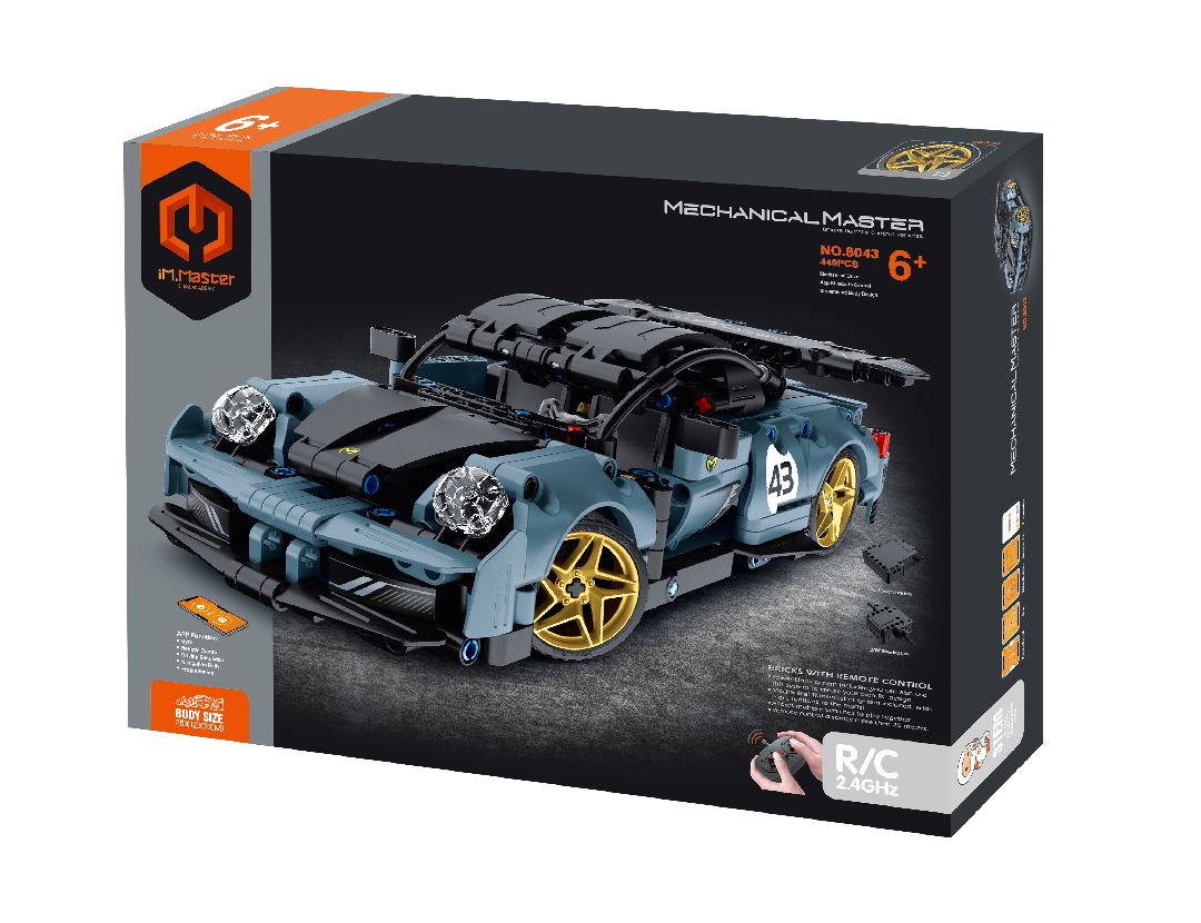 iM.Master R/C Super Car - Blue - 449 pcs | Impulse Games and Hobbies