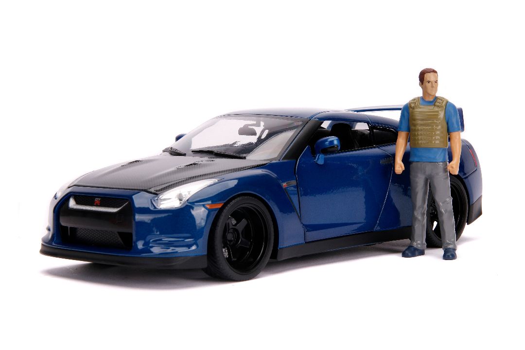 Jada 1/18 "Fast & Furious" Brian's Nissan GT-R (R35) w/figure | Impulse Games and Hobbies