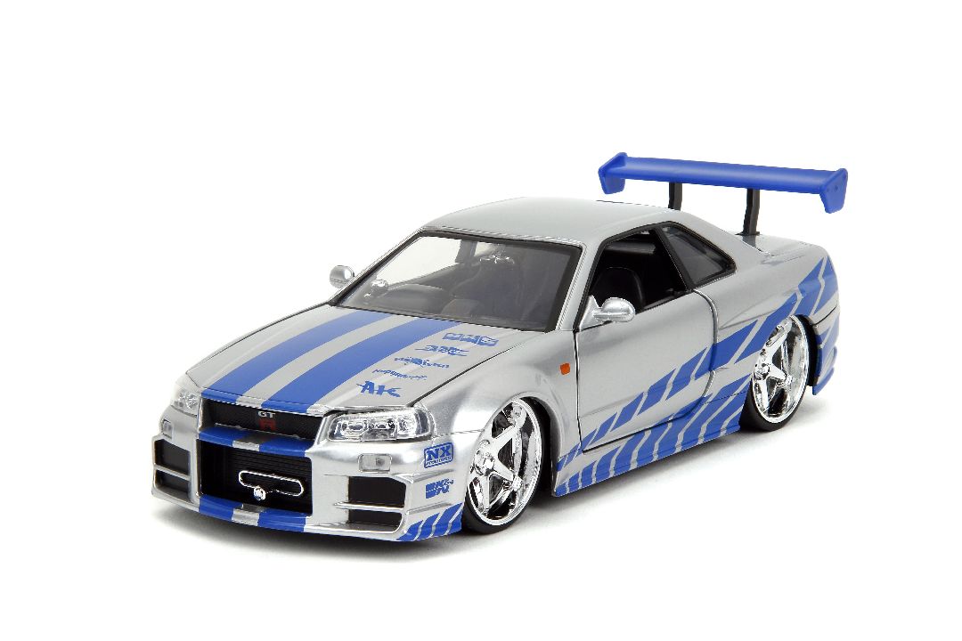Jada 1/24 - Fast & Furious - Brian's Nissan Skyline GT-R (R34) | Impulse Games and Hobbies