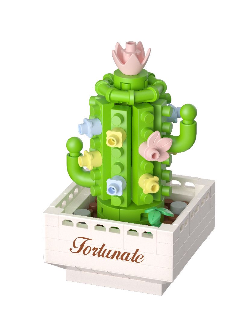 KOCO Succulent potted plants - Cactus (01003) 111pcs | Impulse Games and Hobbies