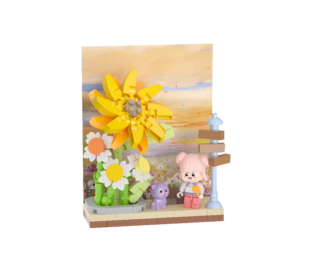 KOCO Stamen Scene Series - Sunflower (01056) - 161 pieces | Impulse Games and Hobbies