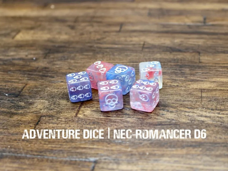Adventure Dice - Nec-Romancer d6 dice set | Impulse Games and Hobbies