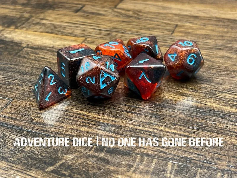 Adventure Dice - No One Has Gone Before dice set | Impulse Games and Hobbies