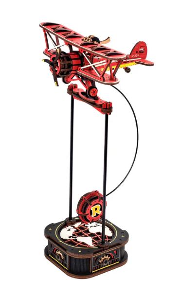 ROKR DIY Sky Captain Pendulum Toy 3D Wooden Puzzle | Impulse Games and Hobbies