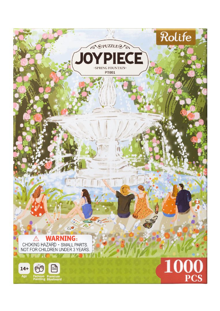Rolife Afternoon Fountain 1000 Piece Jigsaw Puzzle | Impulse Games and Hobbies
