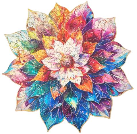 Rowood Mystic Mandala Flower 200 piece Puzzle | Impulse Games and Hobbies