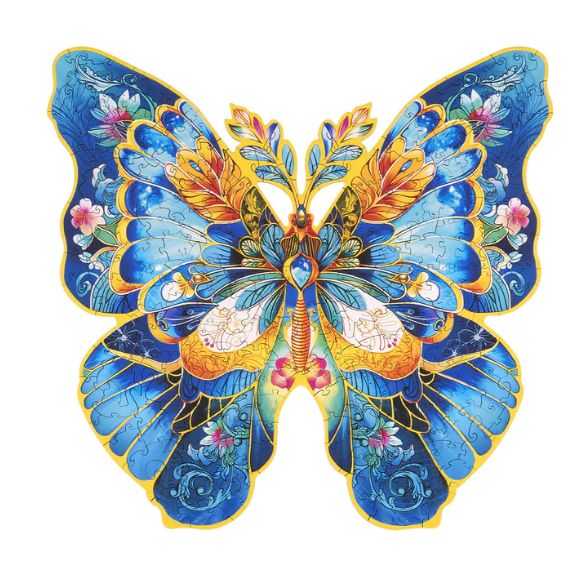 Rowood Morpho Helena 200 Piece Wooden Jigsaw Puzzle | Impulse Games and Hobbies