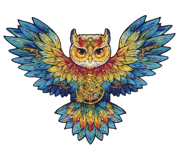 Rowood Owl 200 Piece Wooden Jigsaw Puzzle | Impulse Games and Hobbies