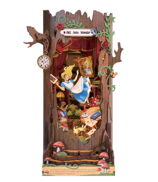 Rolife Alice Adventure DIY Book Nook Shelf Inset | Impulse Games and Hobbies