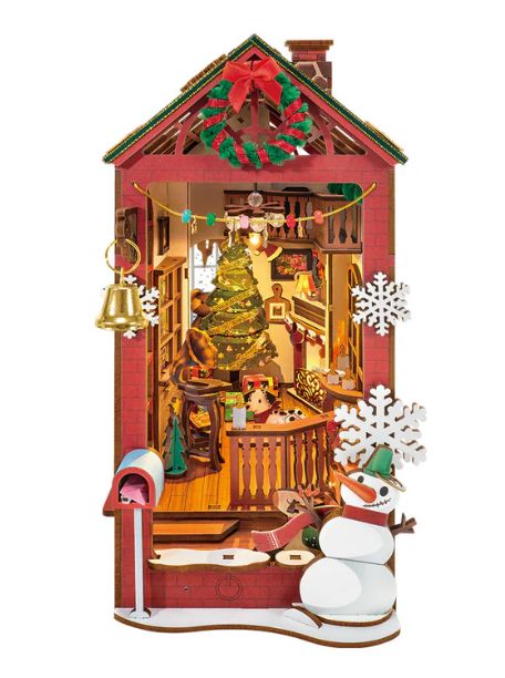 Rolife Christmas Indoor Scene Book Nook Shelf Insert | Impulse Games and Hobbies