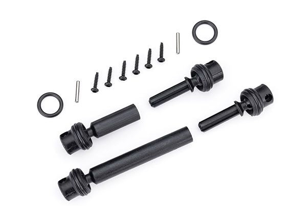 Traxxas Driveshafts -Center - Assembled (F&R)(1/18 w/Long Wheelbase) | Impulse Games and Hobbies