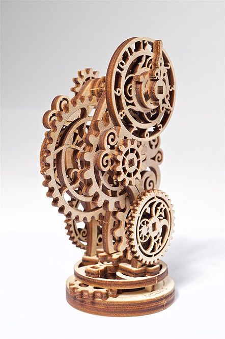 Ugears Steampunk Clock 2.0 Mini-model - 40 Pieces | Impulse Games and Hobbies