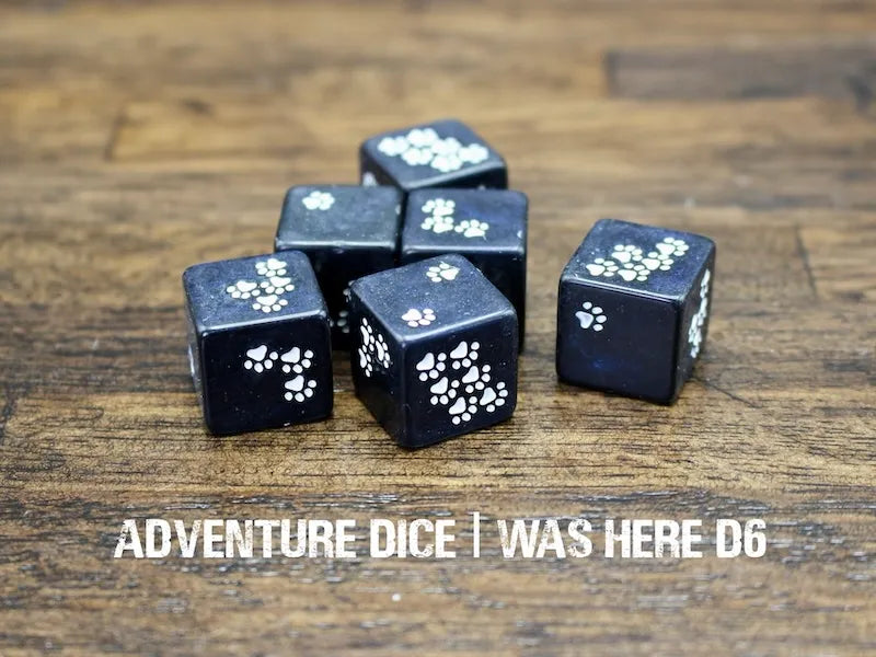 Adventure Dice - Was Here d6 dice set | Impulse Games and Hobbies