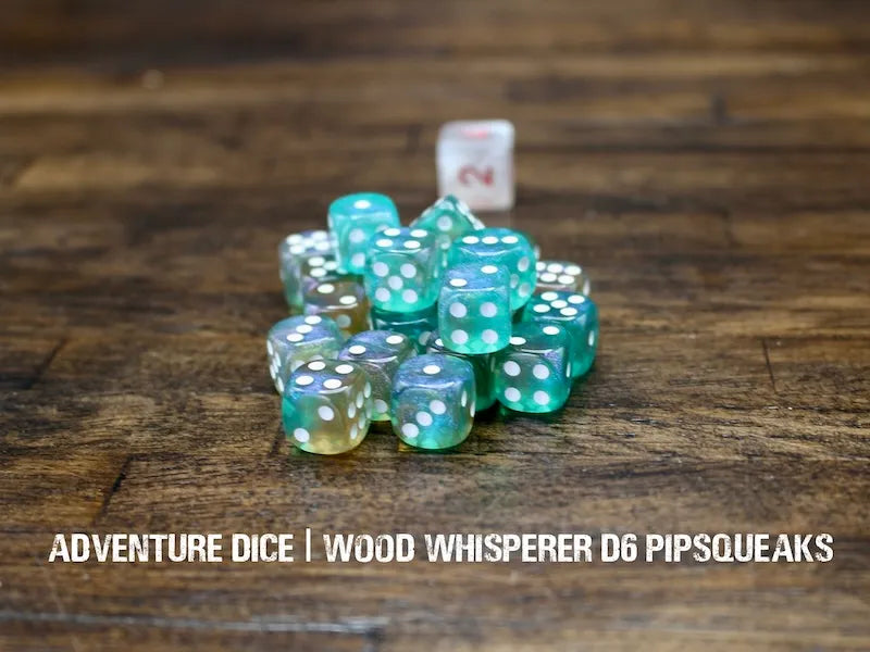 Adventure Dice - Wood Whisperer d6 pipsqueaks | Impulse Games and Hobbies