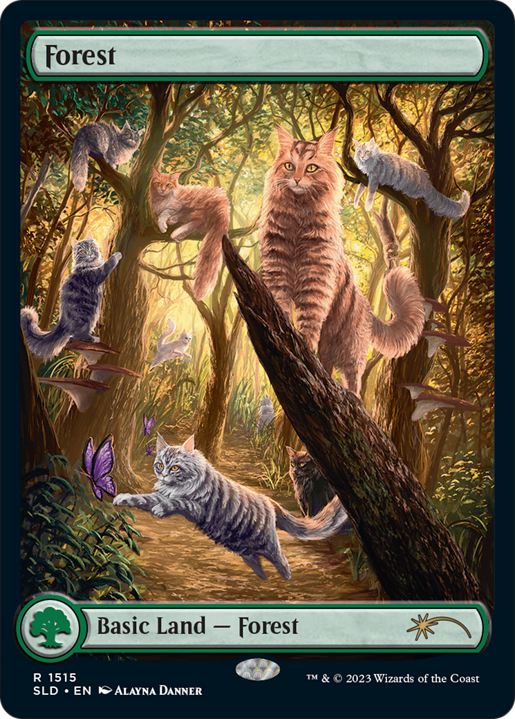 Forest (1515) [Secret Lair Commander Deck: Raining Cats and Dogs] | Impulse Games and Hobbies