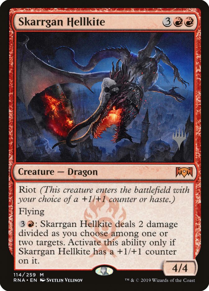 Skarrgan Hellkite (Promo Pack) [Ravnica Allegiance Promos] | Impulse Games and Hobbies