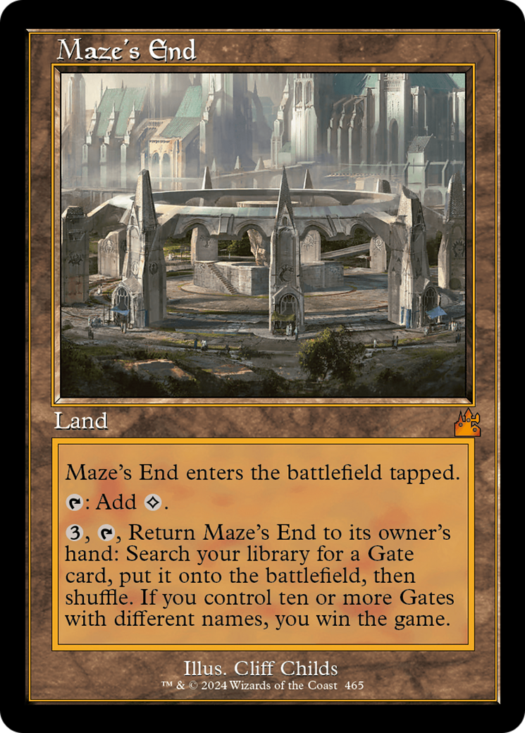 Maze's End (Retro Frame) [Ravnica Remastered] | Impulse Games and Hobbies