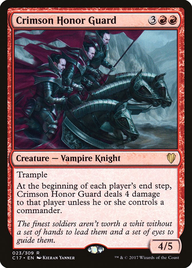 Crimson Honor Guard [Commander 2017] | Impulse Games and Hobbies