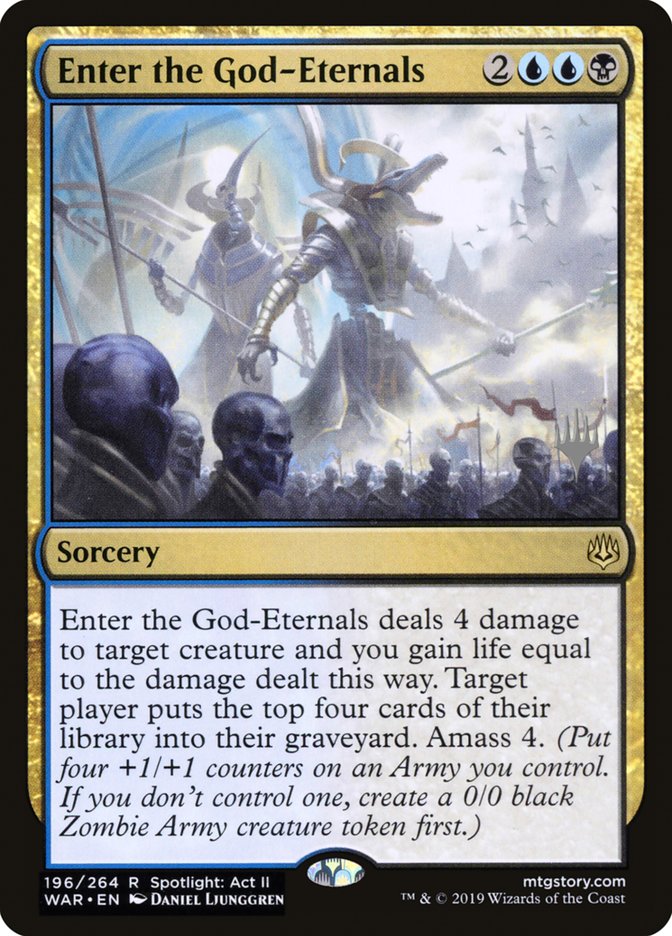 Enter the God-Eternals (Promo Pack) [War of the Spark Promos] | Impulse Games and Hobbies