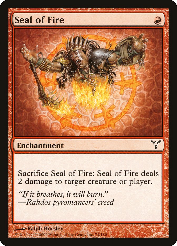 Seal of Fire [Dissension] | Impulse Games and Hobbies