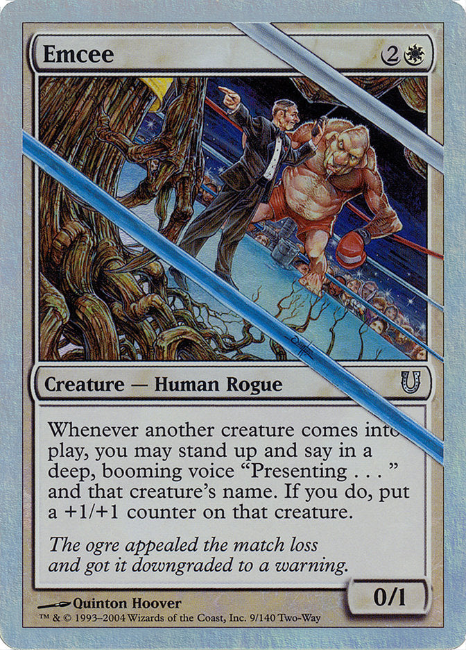 Emcee (Alternate Foil) [Unhinged] | Impulse Games and Hobbies